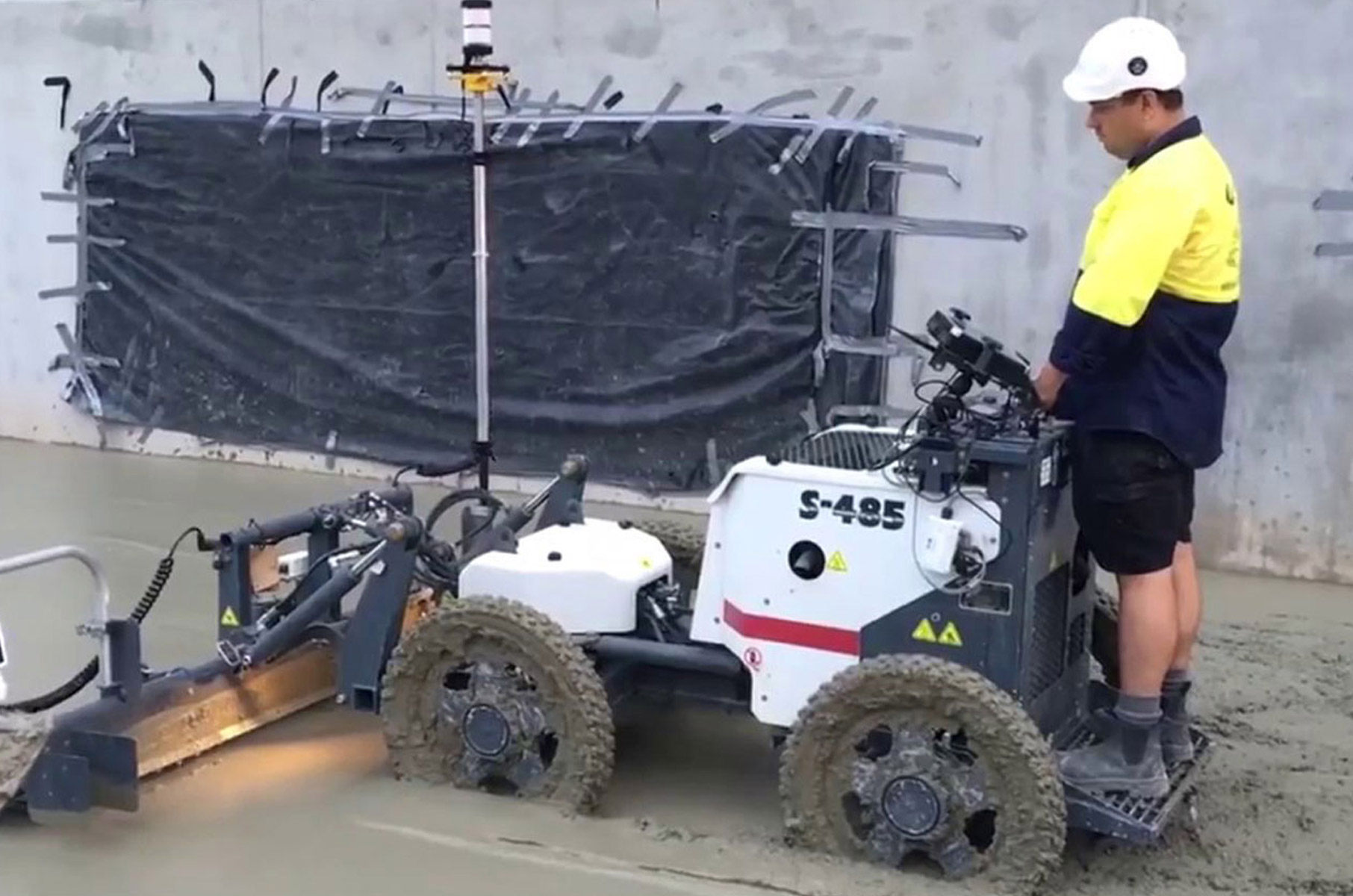 laser screeding concrete floors